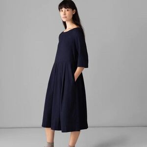 Toast Franca Indigo Twill Dress, L